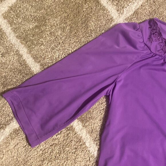 Shadowline Pedals Short Sleeve Button Down MuMu Gown - Picture 5 of 7